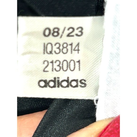 Adidas Men’s Running Shorts Black White Triple Stripes S 9” Back Zip Pocket Logo - Picture 4 of 16